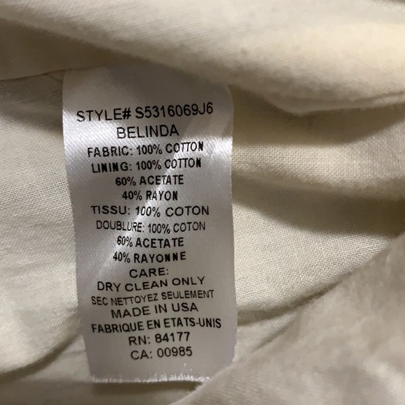 3/$88! Diane von Furstenburg cotton blazer (10) - Picture 8 of 8